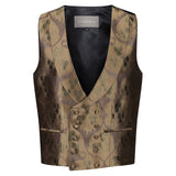 Double Breasted Waistcoat in Reverse Hatice